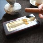 Round Ashtray  |  Luxury Handcrafted Rosewood Ashtray - Image 3