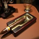 Round Ashtray  |  Luxury Handcrafted Rosewood Ashtray - Image 6